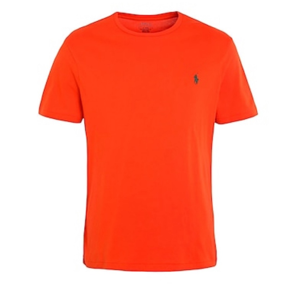 Polo by Ralph Lauren Men's Orange Short Sleeve Tee